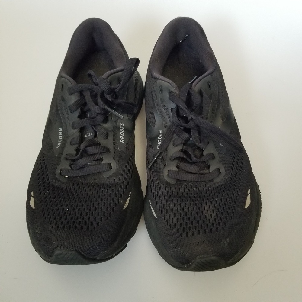 Brooks Adrenaline GTS 23 Shoes Womens Size 8.5 Black Running Athletic Sneaker